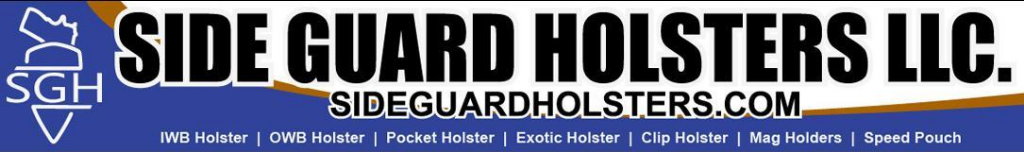 Side Guard Holsters maker of quality leather IWB holsters, OWB holsters, pocket holsters, belts and accessories.