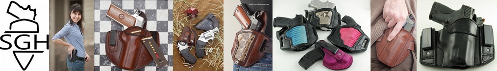 Custom concealled carry IWB leather holsters designed and made for real people